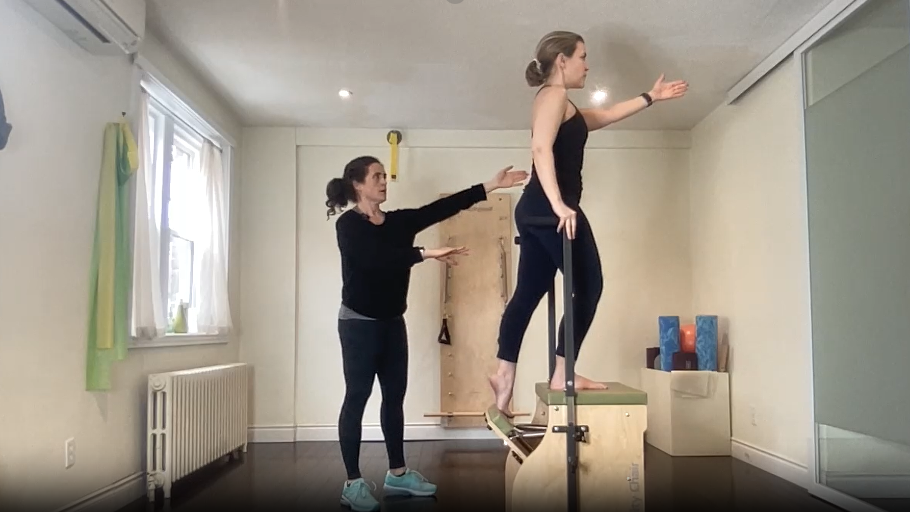 Challenging Balance in your Pilates Stability Chair Workouts